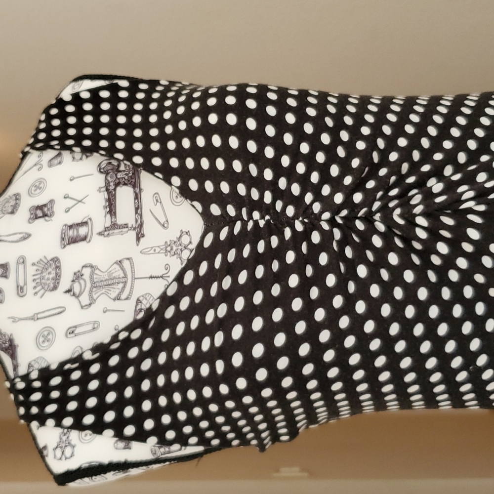 Black and White Polka Dot Dress